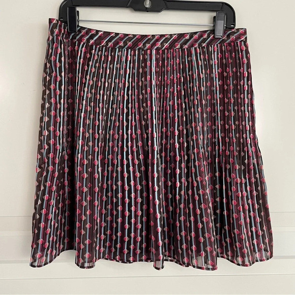 NEW! Reiss Alani Geo Printed pleated Mini Skirt nwt 11962 - Picture 6 of 16
